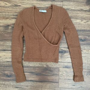 Zara teddy sweater
